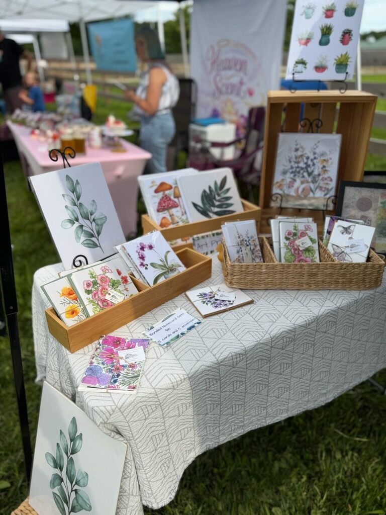 Botanical art prints and greeting cards